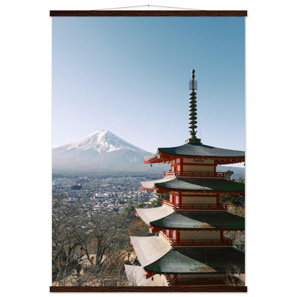 Chureito Pagode in Fujiyoshida, Yamanashi - Printree.ch Aussichtspunkt, Chureito-Pagode, Foto, Fotografie, Fotospot, Fuji-Berg, Fujiyoshida, Herbstlaub, Japan, japanische Kultur, Kirschblüten, Reisen, Sehenswürdigkeit, unsplash, Yamanashi