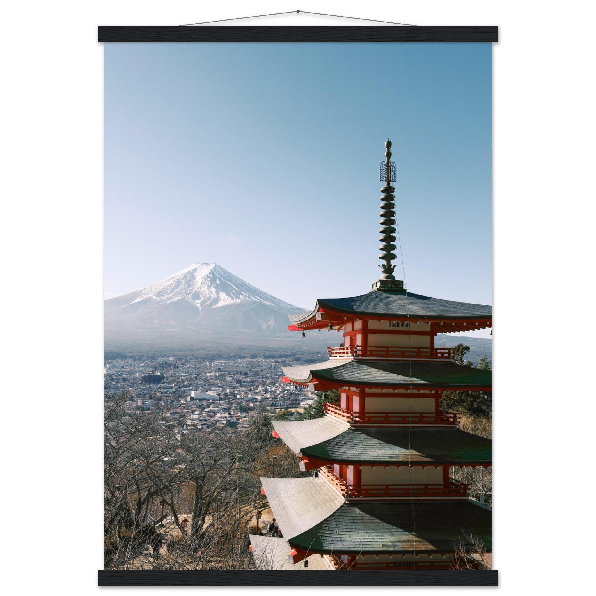 Chureito Pagode in Fujiyoshida, Yamanashi - Printree.ch Aussichtspunkt, Chureito-Pagode, Foto, Fotografie, Fotospot, Fuji-Berg, Fujiyoshida, Herbstlaub, Japan, japanische Kultur, Kirschblüten, Reisen, Sehenswürdigkeit, unsplash, Yamanashi