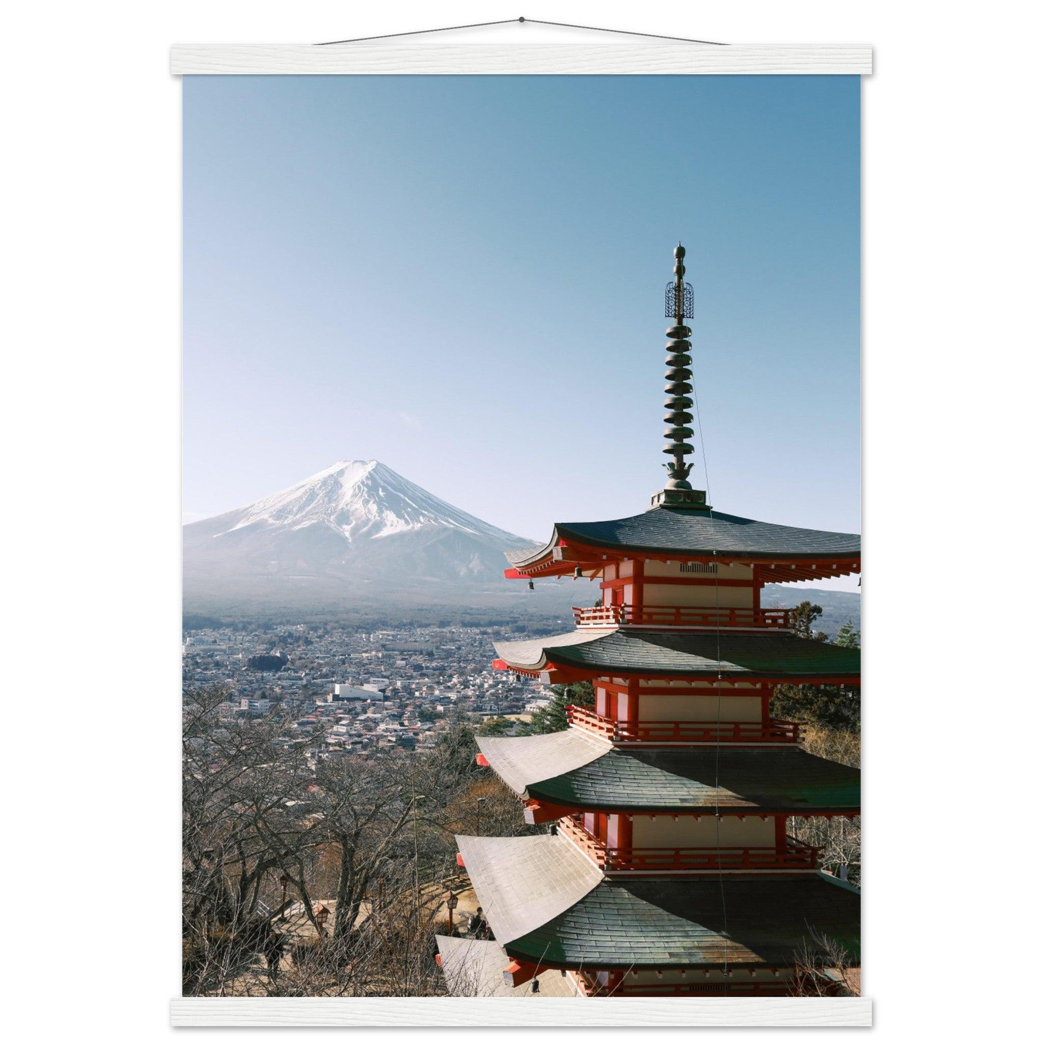 Chureito Pagode in Fujiyoshida, Yamanashi - Printree.ch Aussichtspunkt, Chureito-Pagode, Foto, Fotografie, Fotospot, Fuji-Berg, Fujiyoshida, Herbstlaub, Japan, japanische Kultur, Kirschblüten, Reisen, Sehenswürdigkeit, unsplash, Yamanashi