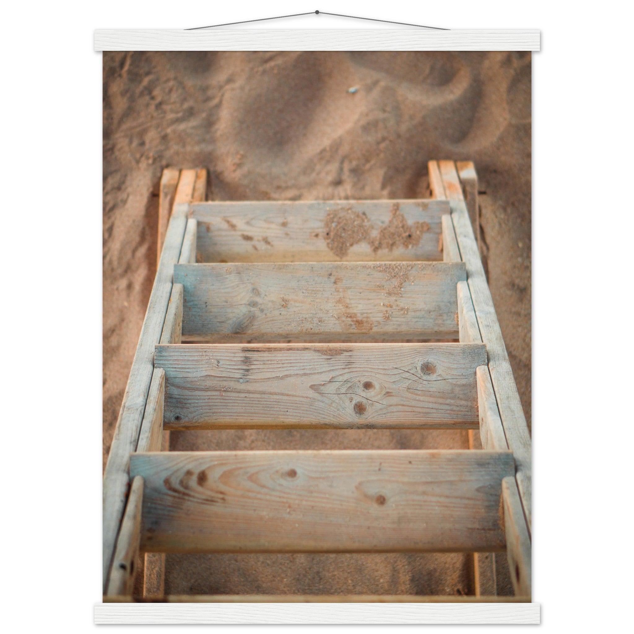 Treppe im Sand - Printree.ch Erholung, Foto, Fotografie, Küste, Küstenlandschaft, Meeresufer, Natur, Reisen, Sandstrand, Sommer, Strandtreppe, Strandzugang, Treppe, unsplash