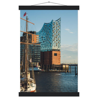 Elbphilharmonie Poster - Printree.ch Architektur, Deutschland, Elbphilharmonie, Foto, Fotografie, Hafen, Hamburg, Konzerthaus, Konzertsaal, Kultur, Landungsbrücken, moderne Architektur, Musik, Reisen, unsplash, Wahrzeichen