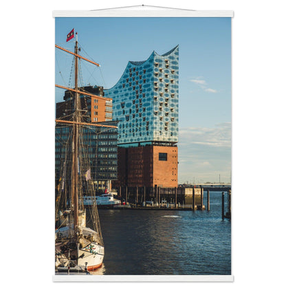 Elbphilharmonie Poster - Printree.ch Architektur, Deutschland, Elbphilharmonie, Foto, Fotografie, Hafen, Hamburg, Konzerthaus, Konzertsaal, Kultur, Landungsbrücken, moderne Architektur, Musik, Reisen, unsplash, Wahrzeichen