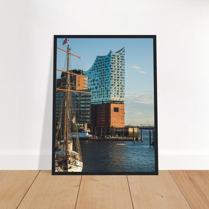 Elbphilharmonie Poster - Printree.ch Architektur, Deutschland, Elbphilharmonie, Foto, Fotografie, Hafen, Hamburg, Konzerthaus, Konzertsaal, Kultur, Landungsbrücken, moderne Architektur, Musik, Reisen, unsplash, Wahrzeichen