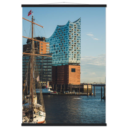 Elbphilharmonie Poster - Printree.ch Architektur, Deutschland, Elbphilharmonie, Foto, Fotografie, Hafen, Hamburg, Konzerthaus, Konzertsaal, Kultur, Landungsbrücken, moderne Architektur, Musik, Reisen, unsplash, Wahrzeichen