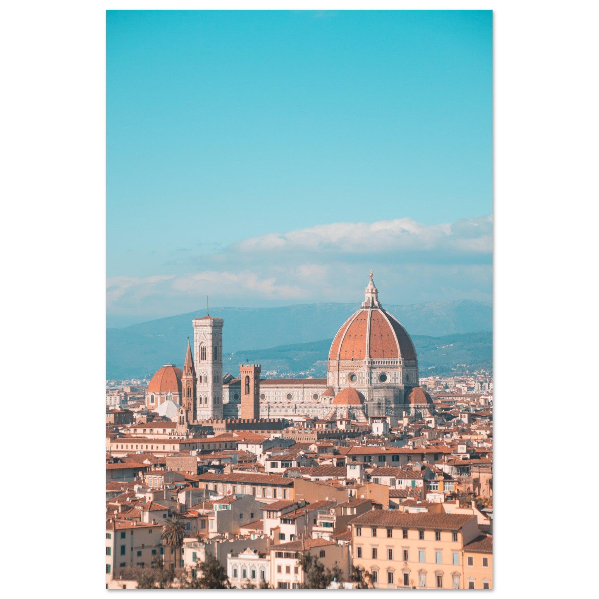 Florenz Panorama Poster - Printree.ch Architektur, Duomo, Firenze, Florenz, Foto, Fotografie, historisch, Italien, Kultur, Kunst, Ponte Vecchio, Reisen, Renaissance, Sehenswürdigkeiten, Uffizien, unsplash