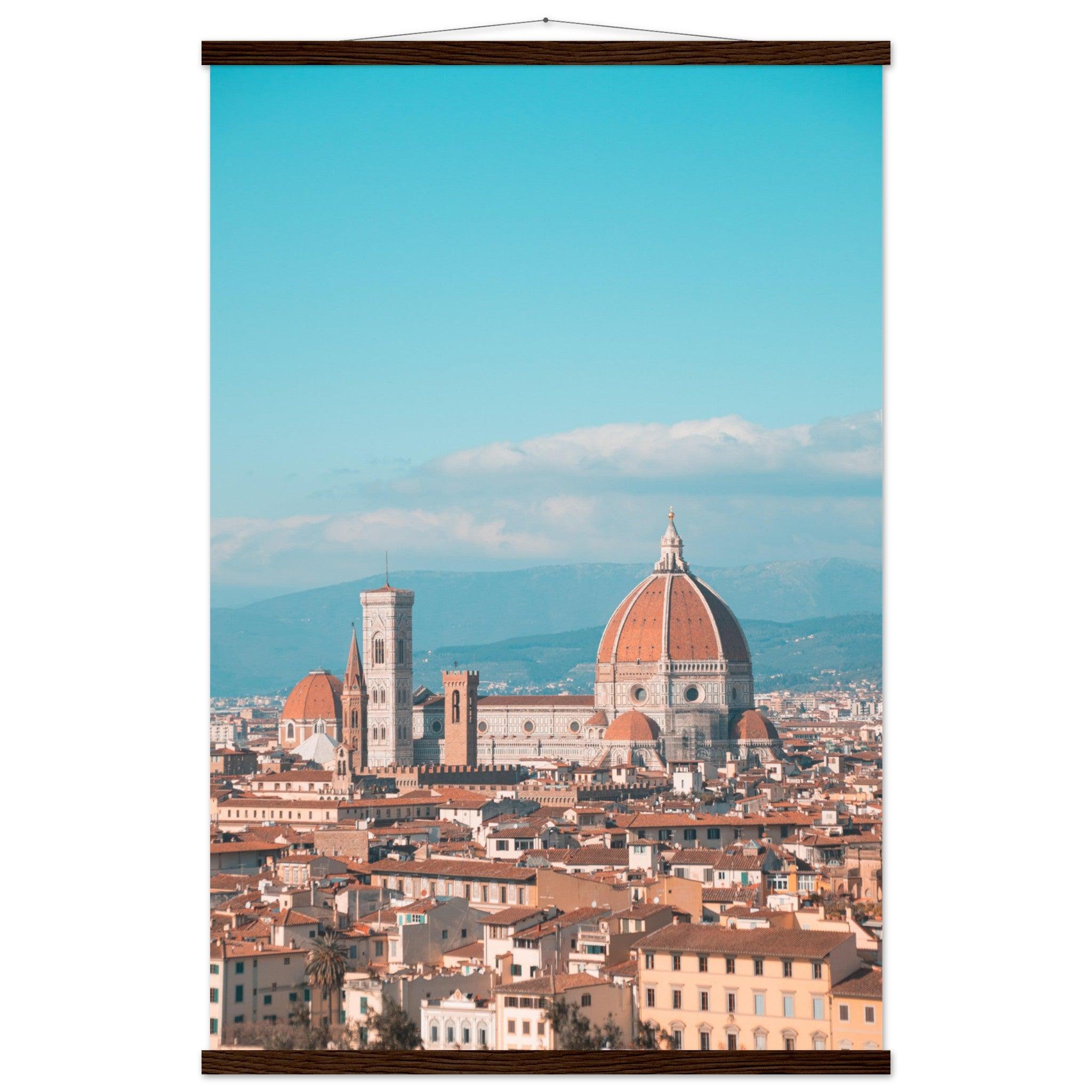 Florenz Panorama Poster - Printree.ch Architektur, Duomo, Firenze, Florenz, Foto, Fotografie, historisch, Italien, Kultur, Kunst, Ponte Vecchio, Reisen, Renaissance, Sehenswürdigkeiten, Uffizien, unsplash