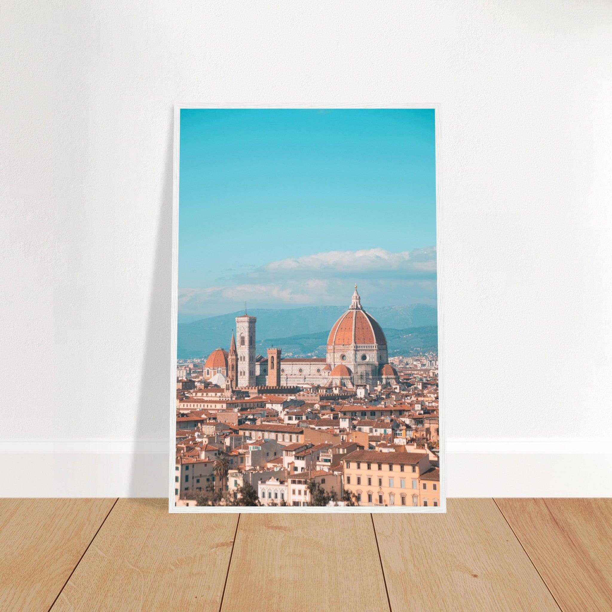 Florenz Panorama Poster - Printree.ch Architektur, Duomo, Firenze, Florenz, Foto, Fotografie, historisch, Italien, Kultur, Kunst, Ponte Vecchio, Reisen, Renaissance, Sehenswürdigkeiten, Uffizien, unsplash