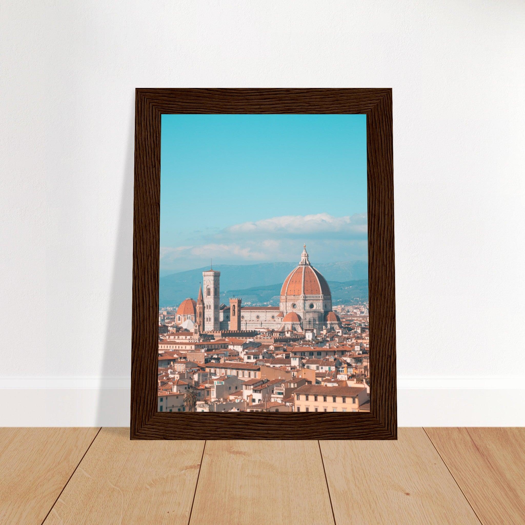 Florenz Panorama Poster - Printree.ch Architektur, Duomo, Firenze, Florenz, Foto, Fotografie, historisch, Italien, Kultur, Kunst, Ponte Vecchio, Reisen, Renaissance, Sehenswürdigkeiten, Uffizien, unsplash