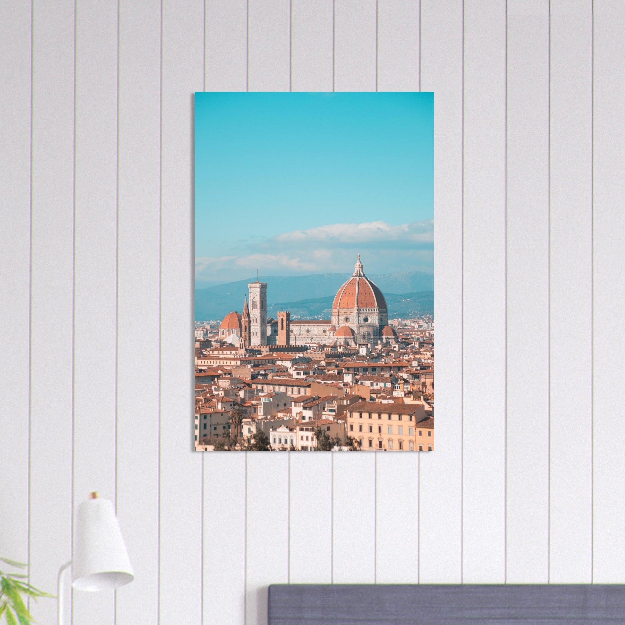 Florenz Panorama Poster - Printree.ch Architektur, Duomo, Firenze, Florenz, Foto, Fotografie, historisch, Italien, Kultur, Kunst, Ponte Vecchio, Reisen, Renaissance, Sehenswürdigkeiten, Uffizien, unsplash