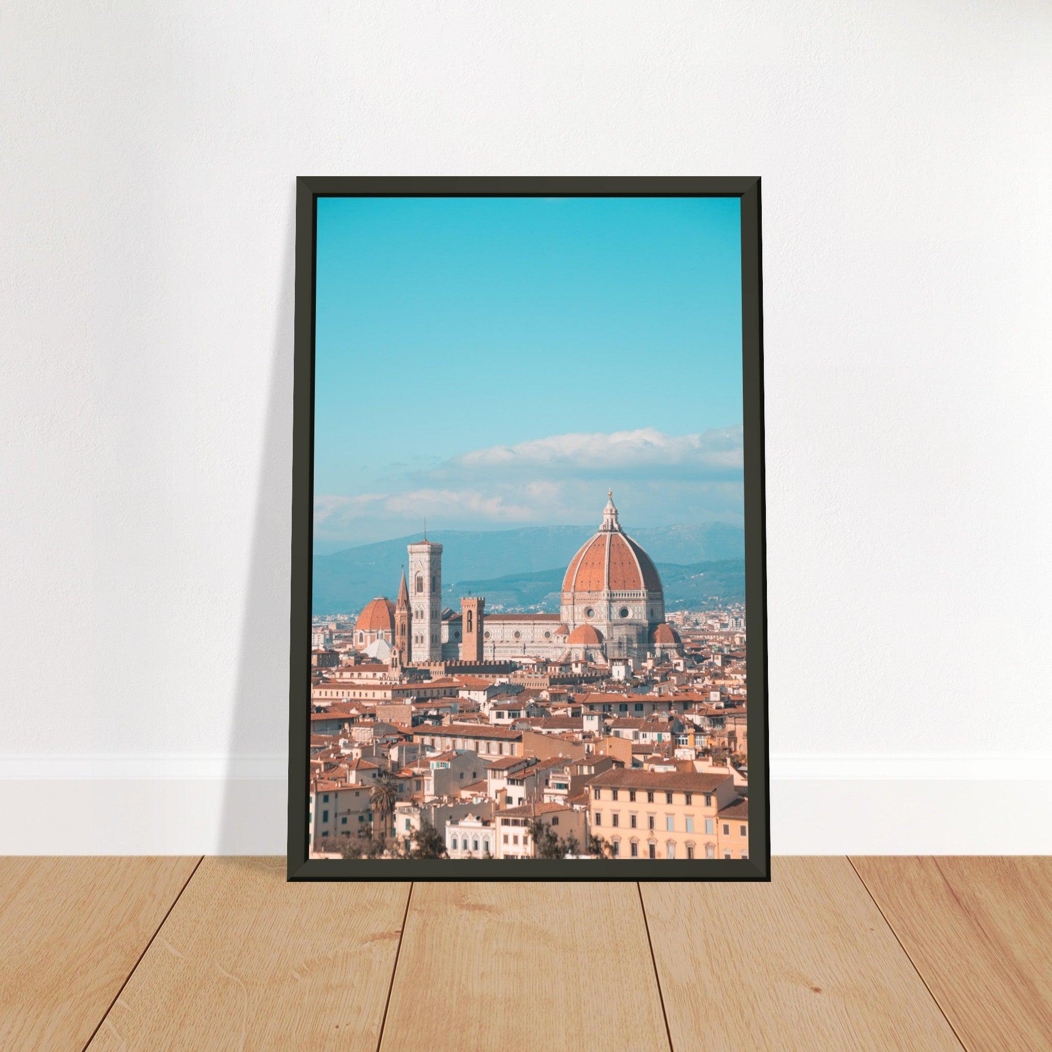 Florenz Panorama Poster - Printree.ch Architektur, Duomo, Firenze, Florenz, Foto, Fotografie, historisch, Italien, Kultur, Kunst, Ponte Vecchio, Reisen, Renaissance, Sehenswürdigkeiten, Uffizien, unsplash