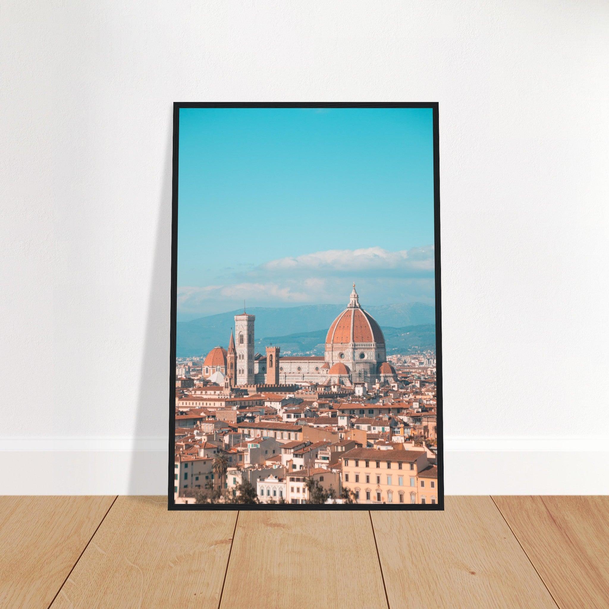 Florenz Panorama Poster - Printree.ch Architektur, Duomo, Firenze, Florenz, Foto, Fotografie, historisch, Italien, Kultur, Kunst, Ponte Vecchio, Reisen, Renaissance, Sehenswürdigkeiten, Uffizien, unsplash