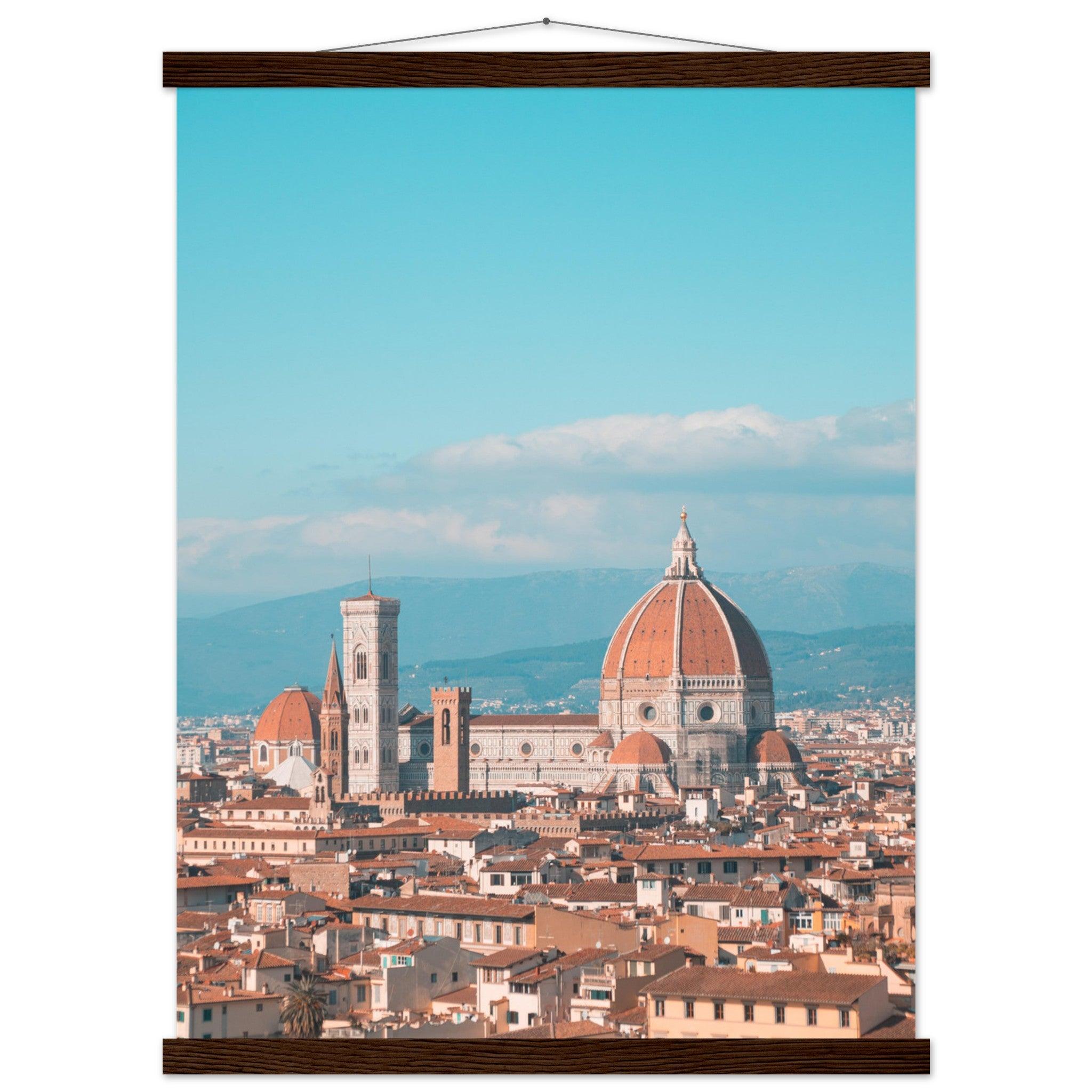 Florenz Panorama Poster - Printree.ch Architektur, Duomo, Firenze, Florenz, Foto, Fotografie, historisch, Italien, Kultur, Kunst, Ponte Vecchio, Reisen, Renaissance, Sehenswürdigkeiten, Uffizien, unsplash