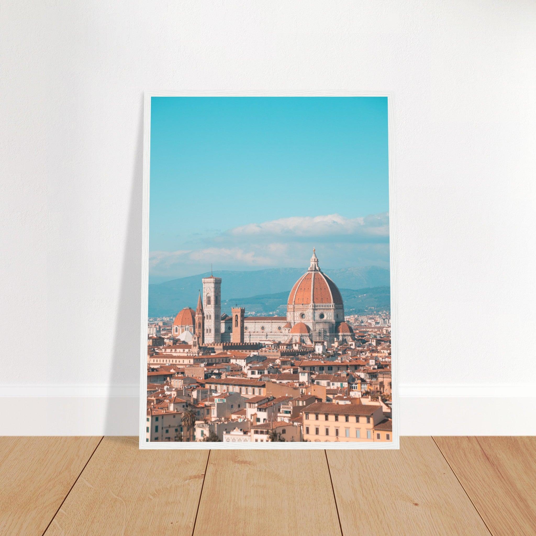 Florenz Panorama Poster - Printree.ch Architektur, Duomo, Firenze, Florenz, Foto, Fotografie, historisch, Italien, Kultur, Kunst, Ponte Vecchio, Reisen, Renaissance, Sehenswürdigkeiten, Uffizien, unsplash