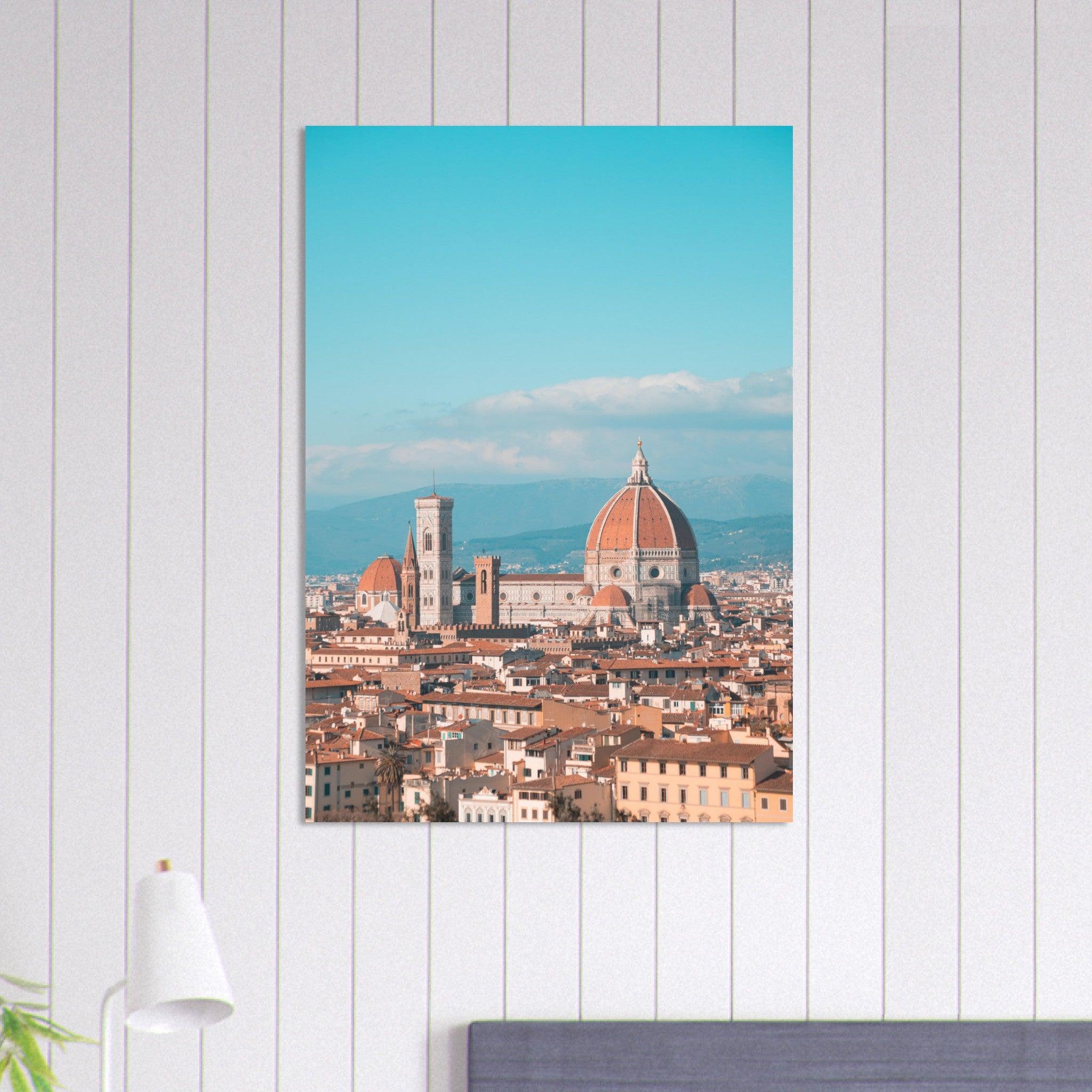 Florenz Panorama Poster - Printree.ch Architektur, Duomo, Firenze, Florenz, Foto, Fotografie, historisch, Italien, Kultur, Kunst, Ponte Vecchio, Reisen, Renaissance, Sehenswürdigkeiten, Uffizien, unsplash