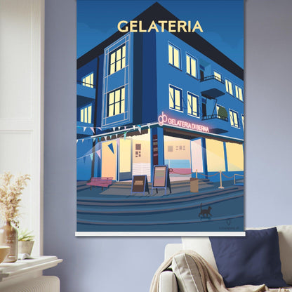 Gelateria bi Nacht - Printree.ch Localspot, Minimal, Minimalismus