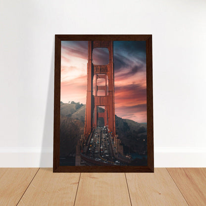 Golden Gate Bridge Poster - Printree.ch Aussichtspunkt, Brücke, Foto, Fotografie, Fotospot, Golden Gate Bridge, Kalifornien, Küste, Landschaft, Panorama, Reisen, San Francisco, Sehenswürdigkeit, Tourismus, unsplash