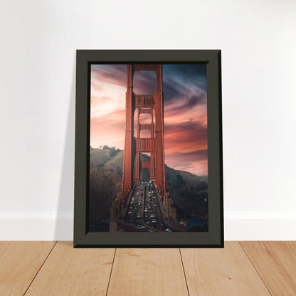 Golden Gate Bridge Poster - Printree.ch Aussichtspunkt, Brücke, Foto, Fotografie, Fotospot, Golden Gate Bridge, Kalifornien, Küste, Landschaft, Panorama, Reisen, San Francisco, Sehenswürdigkeit, Tourismus, unsplash