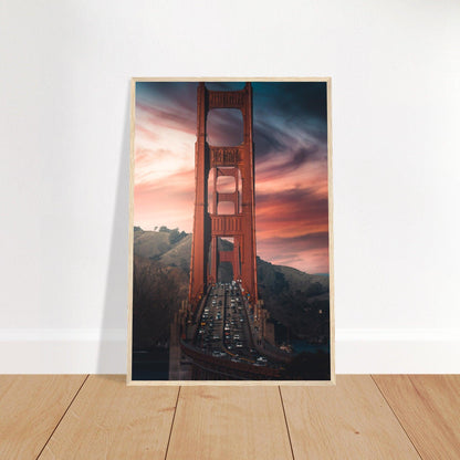 Golden Gate Bridge Poster - Printree.ch Aussichtspunkt, Brücke, Foto, Fotografie, Fotospot, Golden Gate Bridge, Kalifornien, Küste, Landschaft, Panorama, Reisen, San Francisco, Sehenswürdigkeit, Tourismus, unsplash