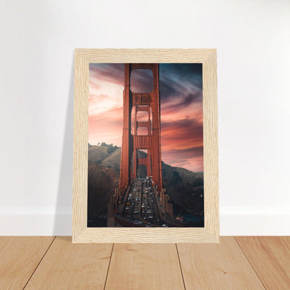 Golden Gate Bridge Poster - Printree.ch Aussichtspunkt, Brücke, Foto, Fotografie, Fotospot, Golden Gate Bridge, Kalifornien, Küste, Landschaft, Panorama, Reisen, San Francisco, Sehenswürdigkeit, Tourismus, unsplash