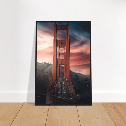 Golden Gate Bridge Poster - Printree.ch Aussichtspunkt, Brücke, Foto, Fotografie, Fotospot, Golden Gate Bridge, Kalifornien, Küste, Landschaft, Panorama, Reisen, San Francisco, Sehenswürdigkeit, Tourismus, unsplash