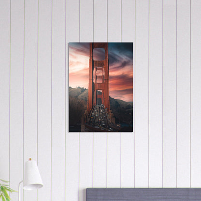 Golden Gate Bridge Poster - Printree.ch Aussichtspunkt, Brücke, Foto, Fotografie, Fotospot, Golden Gate Bridge, Kalifornien, Küste, Landschaft, Panorama, Reisen, San Francisco, Sehenswürdigkeit, Tourismus, unsplash