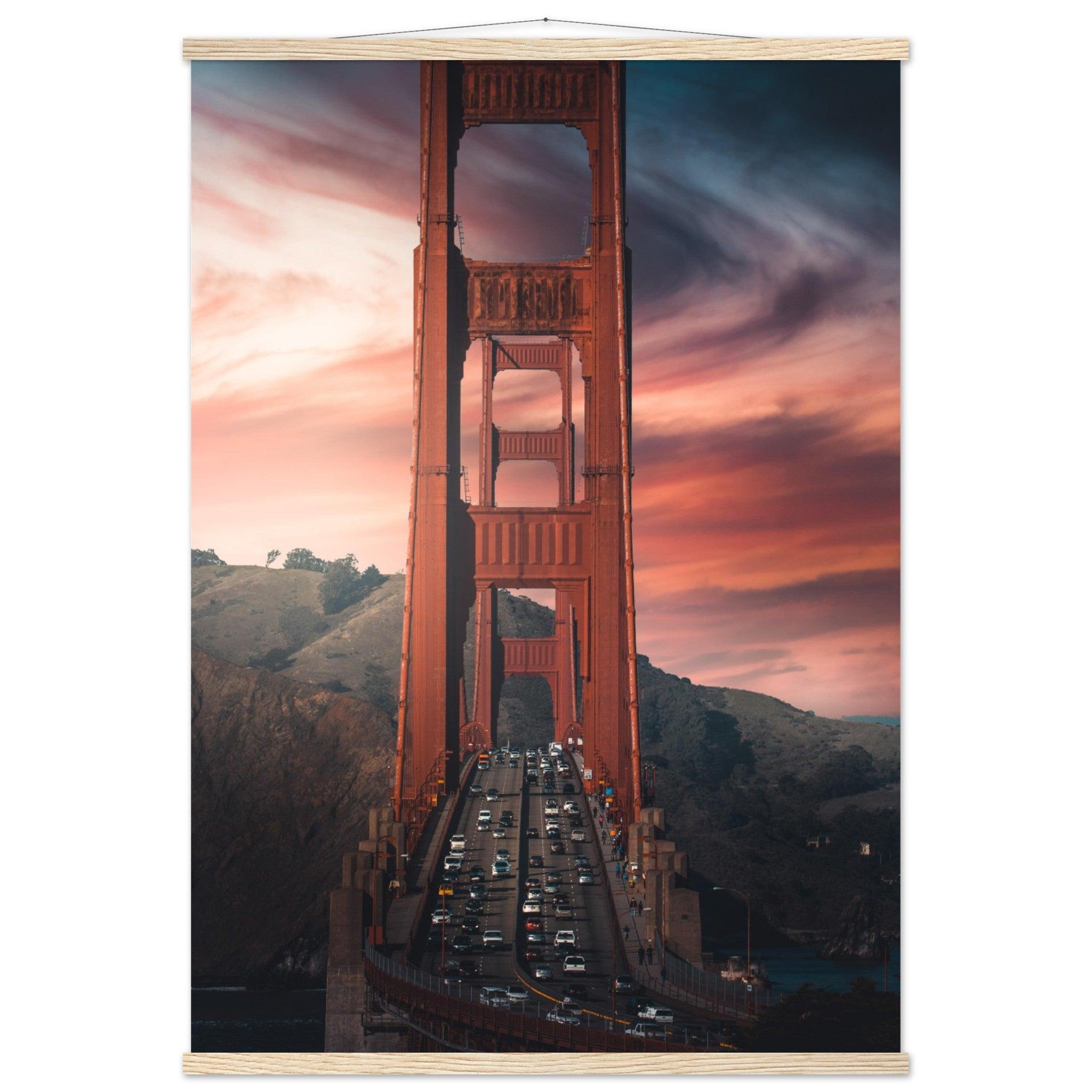 Golden Gate Bridge Vista Point - Printree.ch Aussichtspunkt, Brücke, Foto, Fotografie, Fotospot, Golden Gate Bridge, Kalifornien, Küste, Landschaft, Panorama, Reisen, San Francisco, Sehenswürdigkeit, Tourismus, unsplash