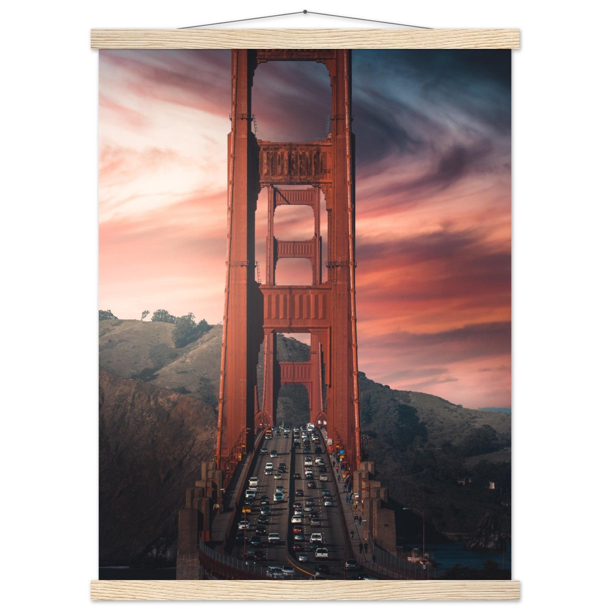 Golden Gate Bridge Vista Point - Printree.ch Aussichtspunkt, Brücke, Foto, Fotografie, Fotospot, Golden Gate Bridge, Kalifornien, Küste, Landschaft, Panorama, Reisen, San Francisco, Sehenswürdigkeit, Tourismus, unsplash