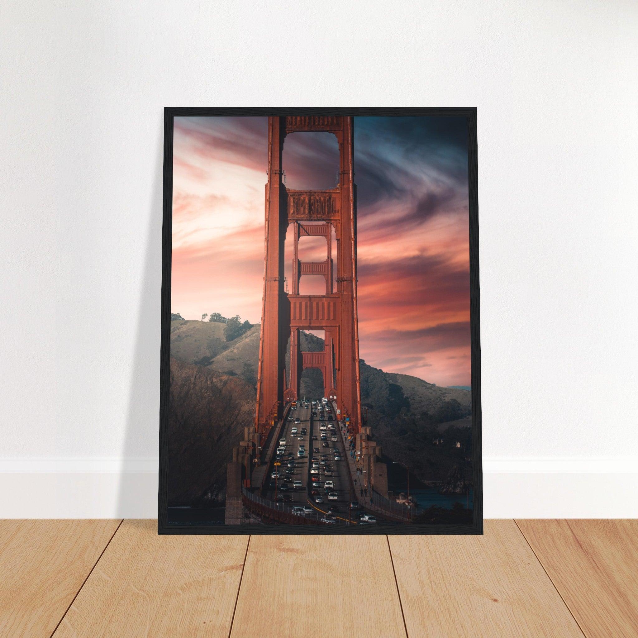 Golden Gate Bridge Vista Point - Printree.ch Aussichtspunkt, Brücke, Foto, Fotografie, Fotospot, Golden Gate Bridge, Kalifornien, Küste, Landschaft, Panorama, Reisen, San Francisco, Sehenswürdigkeit, Tourismus, unsplash