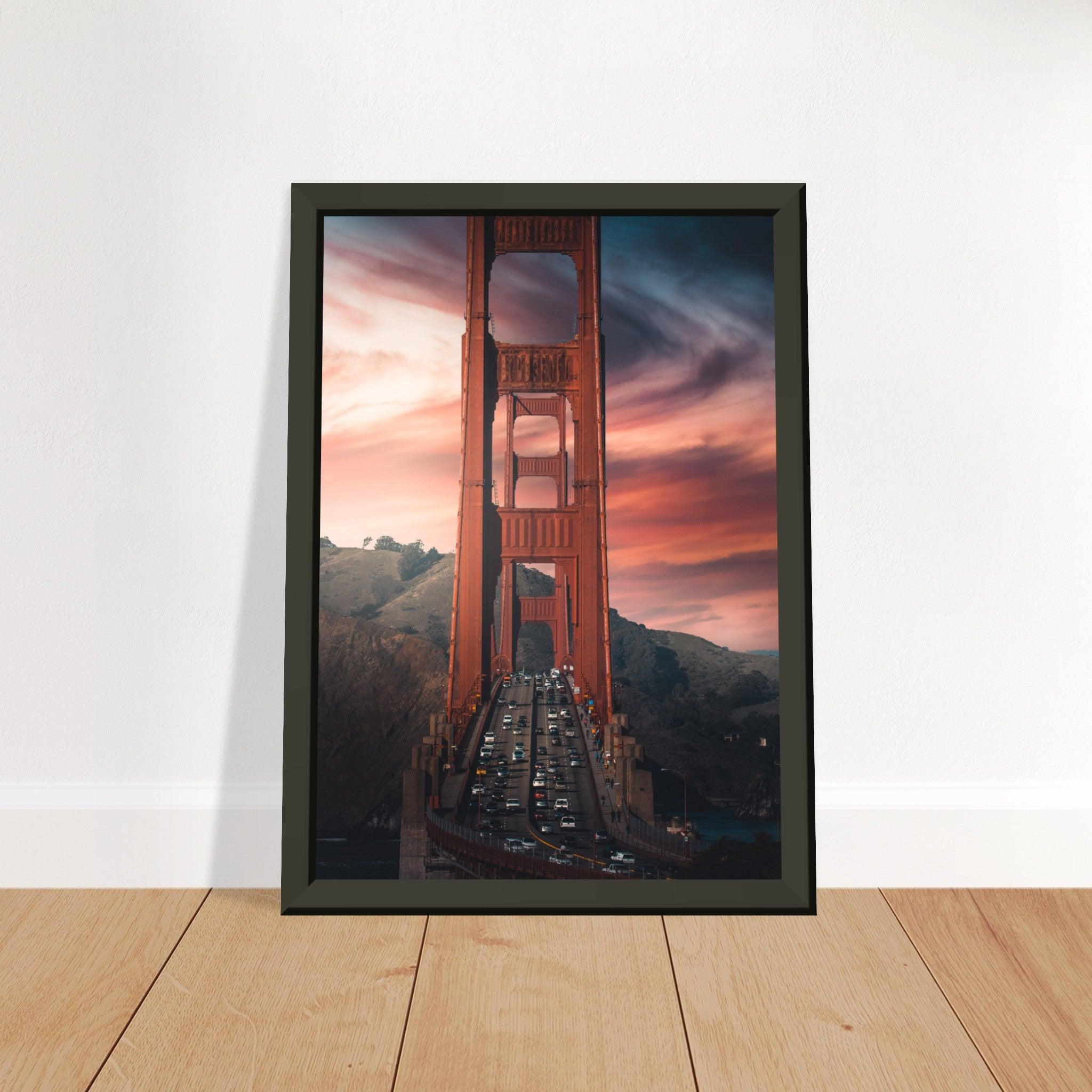 Golden Gate Bridge Vista Point - Printree.ch Aussichtspunkt, Brücke, Foto, Fotografie, Fotospot, Golden Gate Bridge, Kalifornien, Küste, Landschaft, Panorama, Reisen, San Francisco, Sehenswürdigkeit, Tourismus, unsplash