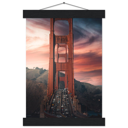 Golden Gate Bridge Vista Point - Printree.ch Aussichtspunkt, Brücke, Foto, Fotografie, Fotospot, Golden Gate Bridge, Kalifornien, Küste, Landschaft, Panorama, Reisen, San Francisco, Sehenswürdigkeit, Tourismus, unsplash