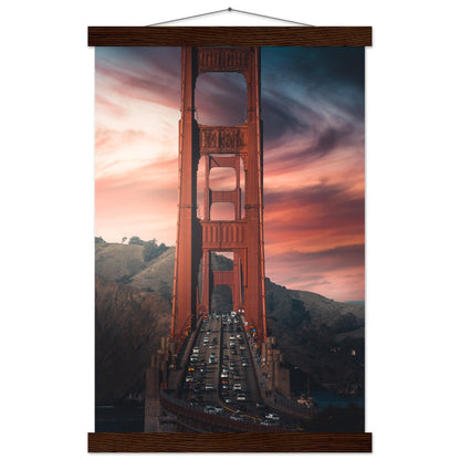 Golden Gate Bridge Vista Point - Printree.ch Aussichtspunkt, Brücke, Foto, Fotografie, Fotospot, Golden Gate Bridge, Kalifornien, Küste, Landschaft, Panorama, Reisen, San Francisco, Sehenswürdigkeit, Tourismus, unsplash