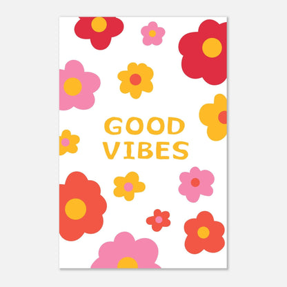 Good Vibes - Fröhliche positive Poster - Printree.ch fröhlich, zeitgenössische kunst