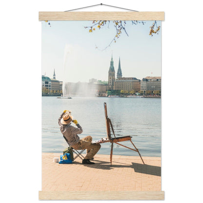 "Hamburger Alster Poster" - Printree.ch Alster, Deutschland, Foto, Fotografie, Freiluftmalerei, Hamburg, kreative Kunst, Kunst, Künstler, Landschaftsmalerei, Maler, Malerei, Natur, Reisen, Stadtbild, unsplash