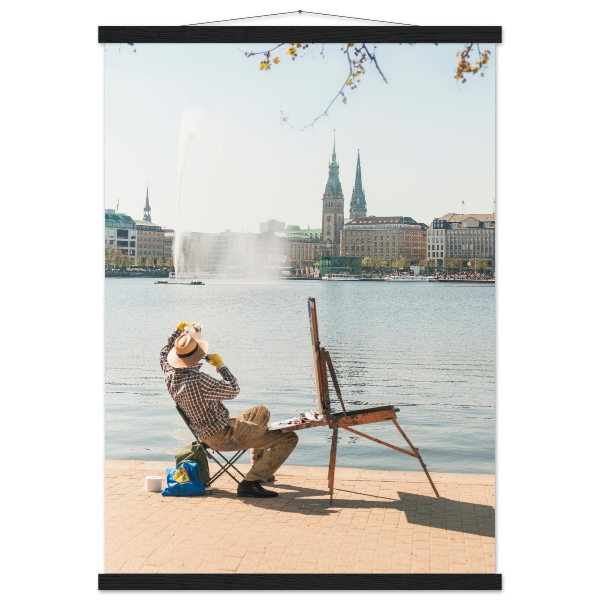 "Hamburger Alster Poster" - Printree.ch Alster, Deutschland, Foto, Fotografie, Freiluftmalerei, Hamburg, kreative Kunst, Kunst, Künstler, Landschaftsmalerei, Maler, Malerei, Natur, Reisen, Stadtbild, unsplash