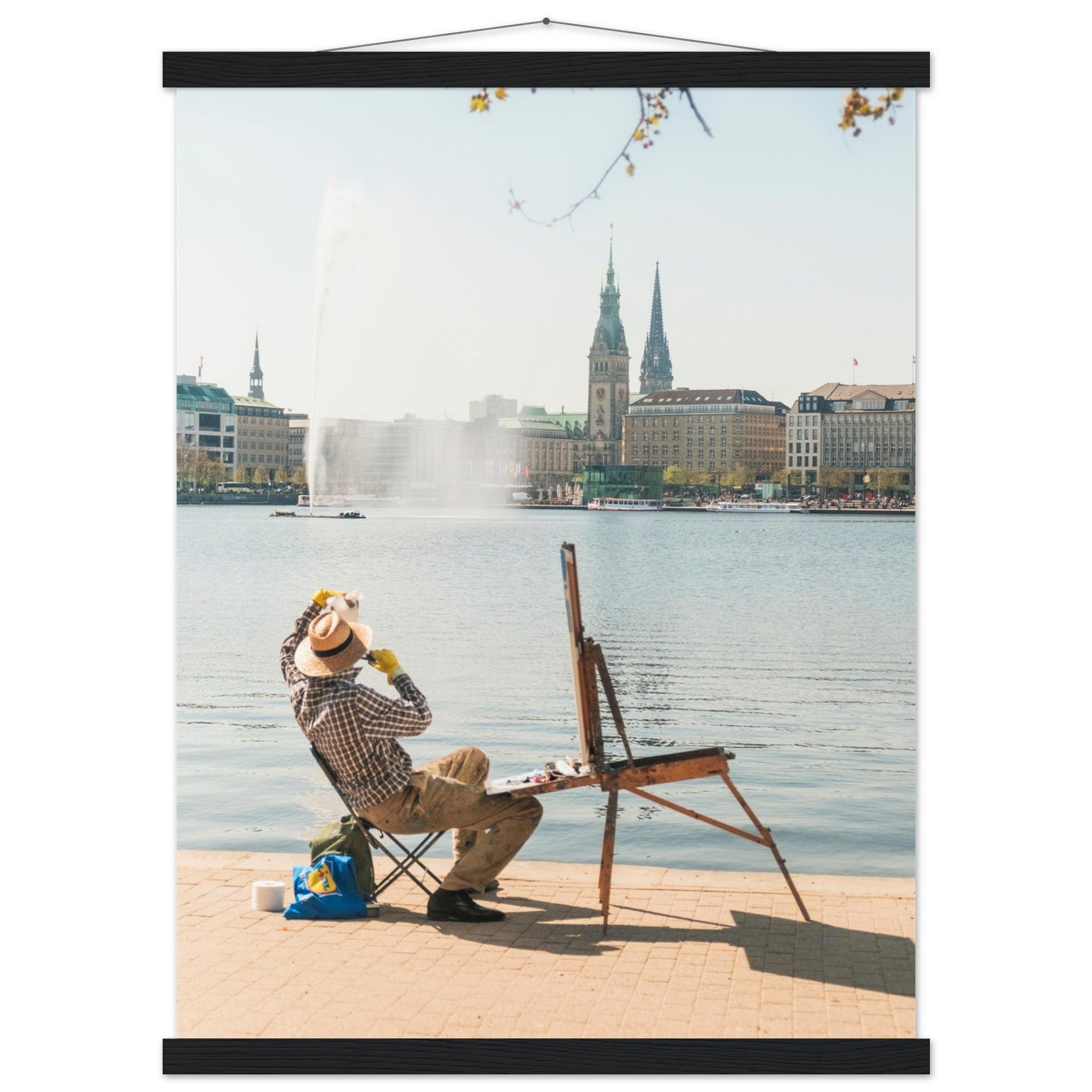 "Hamburger Alster Poster" - Printree.ch Alster, Deutschland, Foto, Fotografie, Freiluftmalerei, Hamburg, kreative Kunst, Kunst, Künstler, Landschaftsmalerei, Maler, Malerei, Natur, Reisen, Stadtbild, unsplash