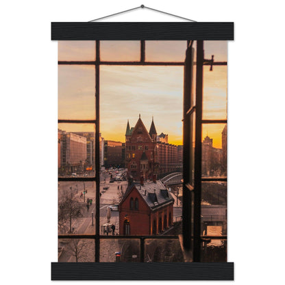 Hamburgisches Flair Poster - Printree.ch Alster, Deutschland, Elbe, Foto, Fotografie, Hafen, Hafenstadt, Hamburg, Kultur, Landungsbrücken, Rathaus, Reeperbahn, Reisen, Speicherstadt, Stadtpanorama, unsplash