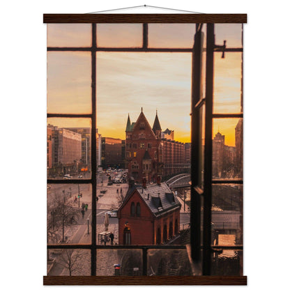 Hamburgisches Flair Poster - Printree.ch Alster, Deutschland, Elbe, Foto, Fotografie, Hafen, Hafenstadt, Hamburg, Kultur, Landungsbrücken, Rathaus, Reeperbahn, Reisen, Speicherstadt, Stadtpanorama, unsplash