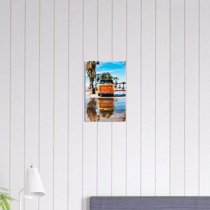 Hawaii VW-Bus Poster - Printree.ch Abenteuer, Campervan, Foto, Fotografie, Hawaii, Inseln, Küste, Reisen, Retro, Roadtrip, Strand, Surfen, unsplash, VW-Bus