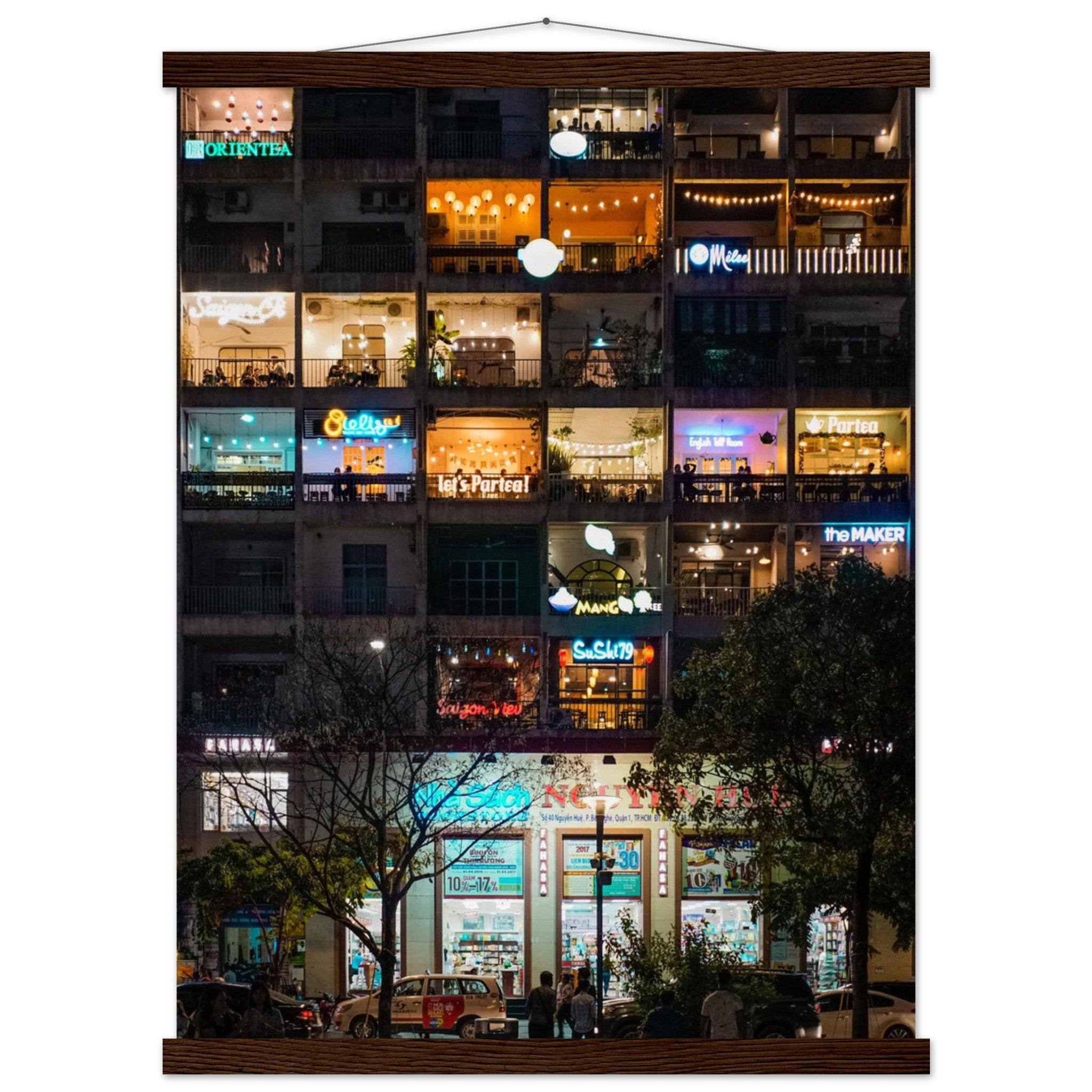 Ho-Chi-Minh-Stadt Poster - Printree.ch Architektur, Foto, Fotografie, Großstadt, Ho-Chi-Minh-Stadt, Kultur, Metropole, Moderne, Reisen, Stadtleben, Straßenleben, unsplash, Urban, Vietnam