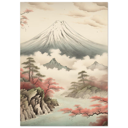 Idyll am Fuße des Fuji - Printree.ch Japan, japanische Kultur, Japanische Ästhetik, Kunstvoll, Kunstvolles Portrait