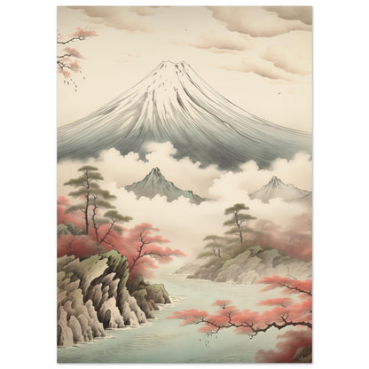 Idyll am Fuße des Fuji - Printree.ch Japan, japanische Kultur, Japanische Ästhetik, Kunstvoll, Kunstvolles Portrait