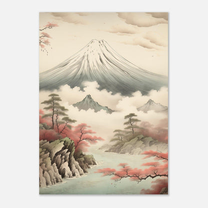 Idyll am Fuße des Fuji - Printree.ch Japan, japanische Kultur, Japanische Ästhetik, Kunstvoll, Kunstvolles Portrait