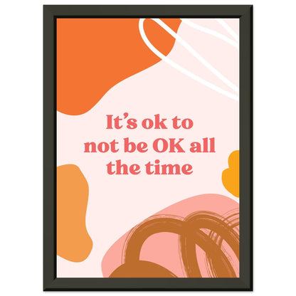 It`s Ok - Fröhliche positive Poster - Printree.ch 