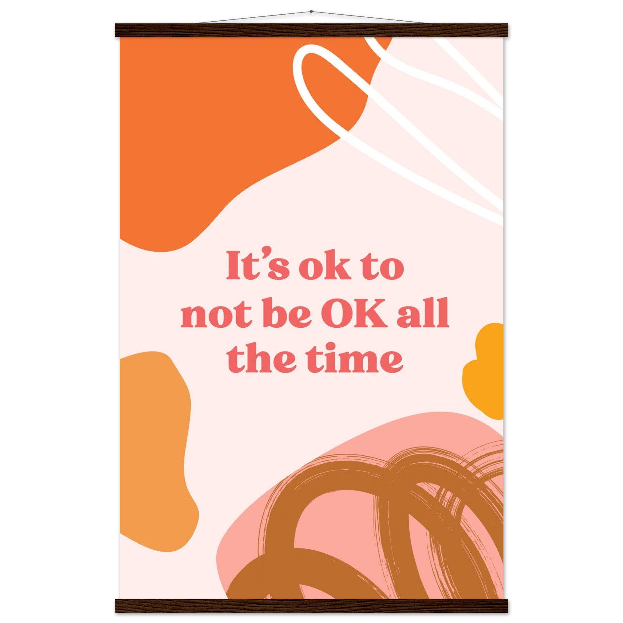 It`s Ok - Fröhliche positive Poster - Printree.ch 