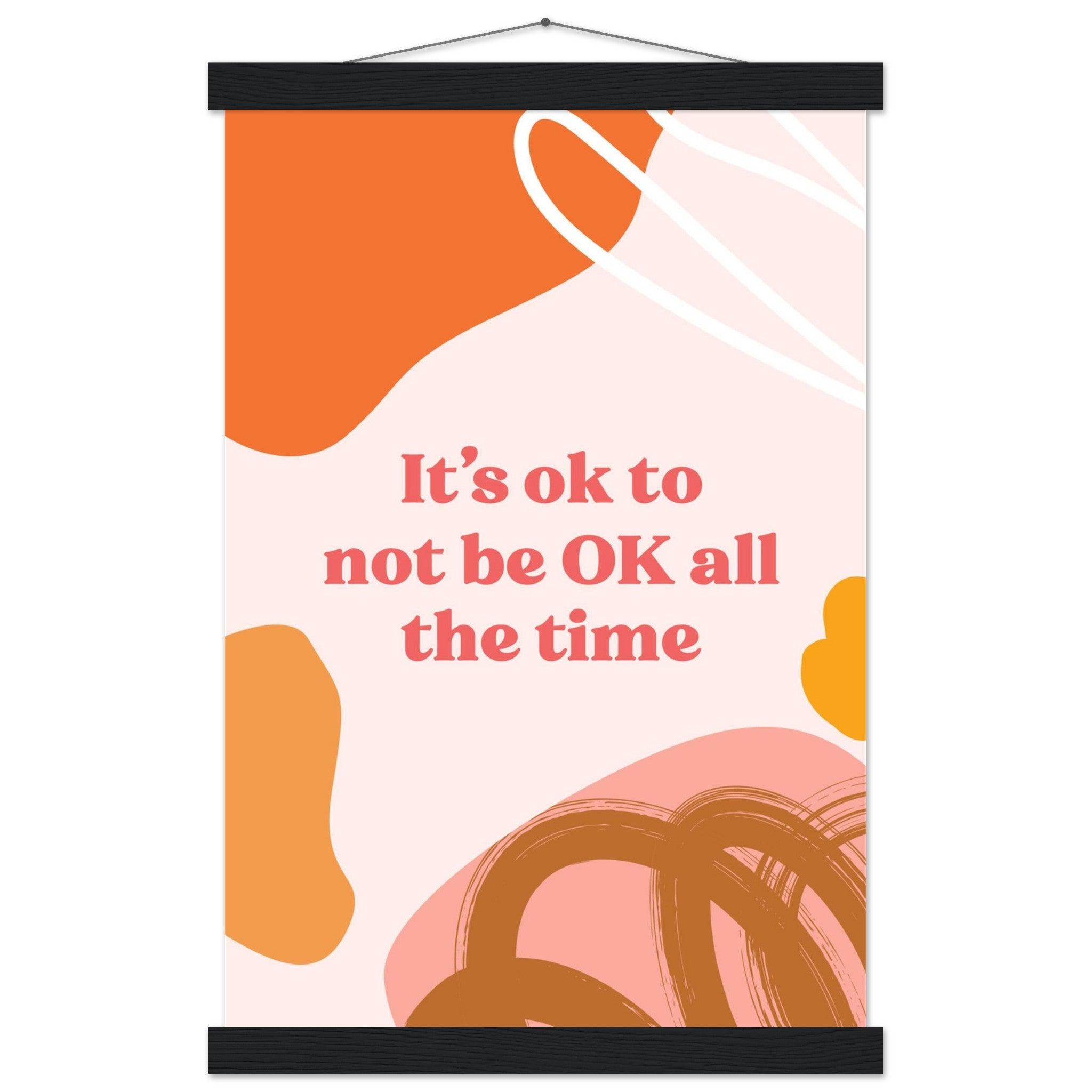 It`s Ok - Fröhliche positive Poster - Printree.ch 