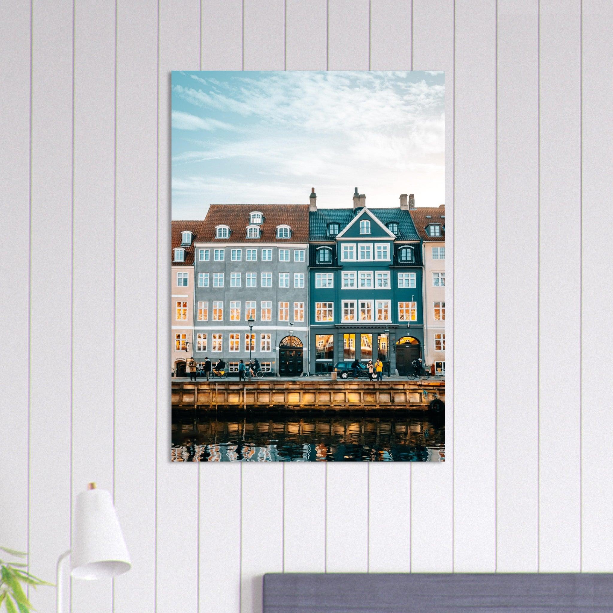 Kopenhagener Stadtposter - Printree.ch Architektur, Dänemark, Fahrradstadt, Foto, Fotografie, Kopenhagen, Kultur, Meer, Nyhavn, Reisen, Schloss Christiansborg, Skandinavien, Stadt, Tivoli, unsplash