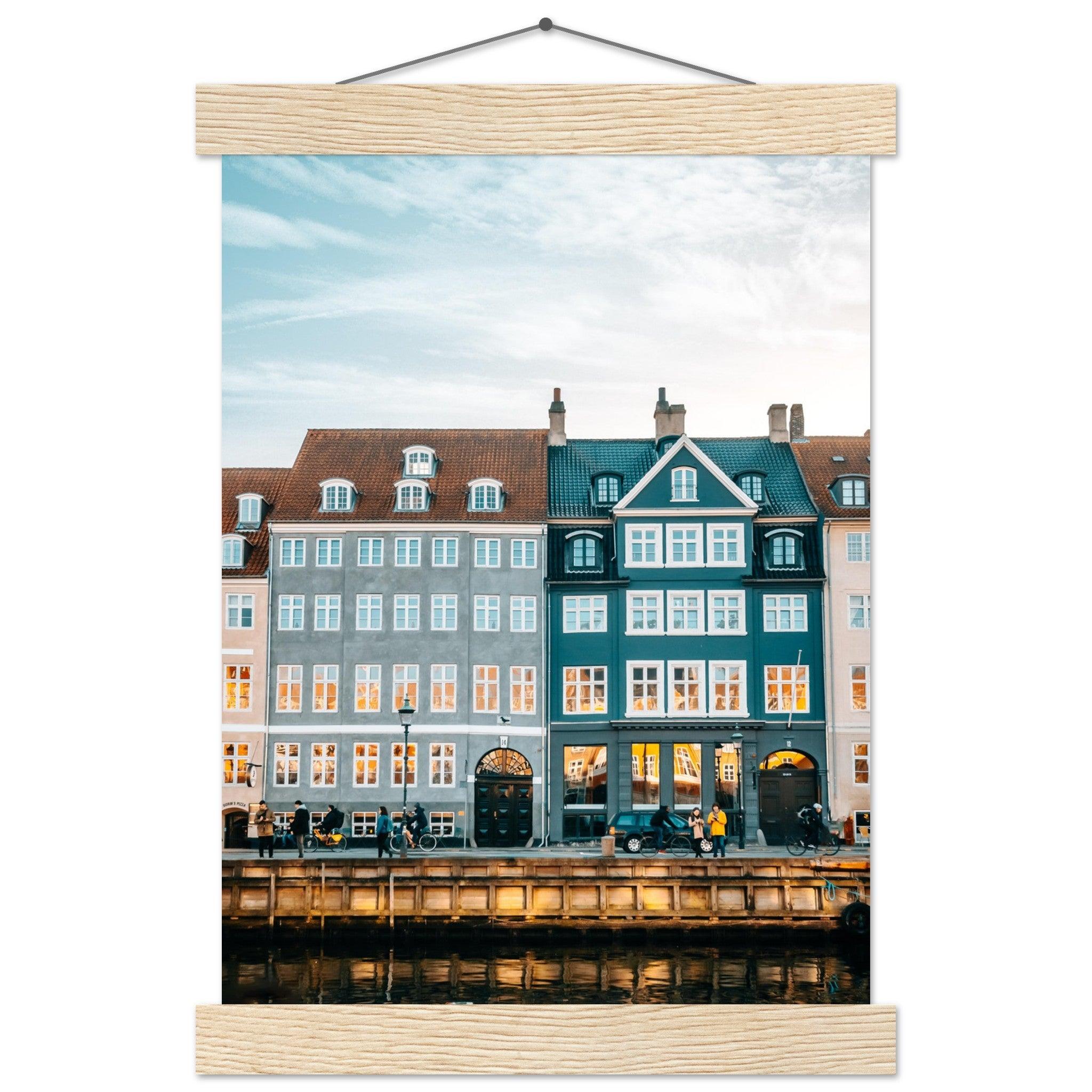 Kopenhagener Stadtposter - Printree.ch Architektur, Dänemark, Fahrradstadt, Foto, Fotografie, Kopenhagen, Kultur, Meer, Nyhavn, Reisen, Schloss Christiansborg, Skandinavien, Stadt, Tivoli, unsplash