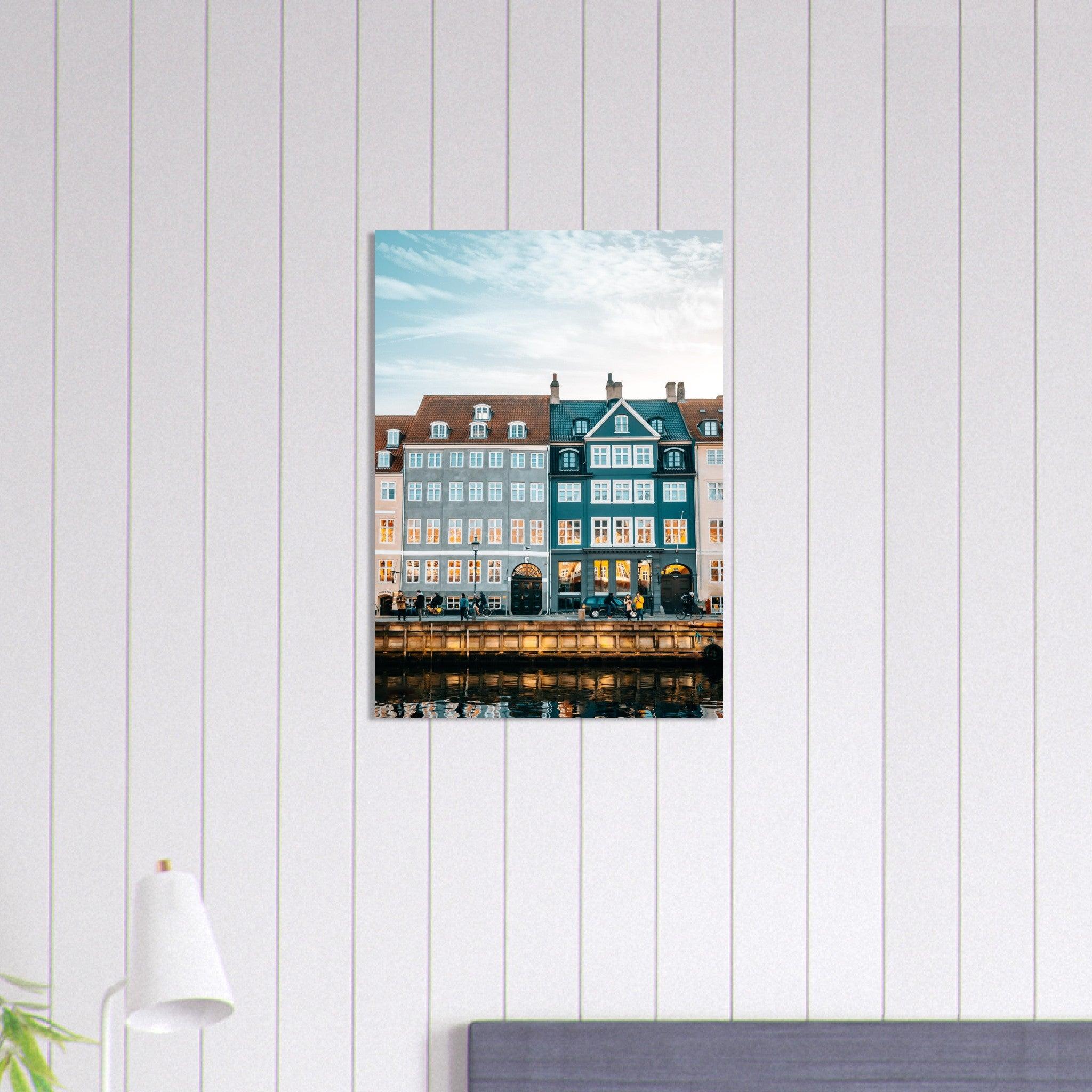 Kopenhagener Stadtposter - Printree.ch Architektur, Dänemark, Fahrradstadt, Foto, Fotografie, Kopenhagen, Kultur, Meer, Nyhavn, Reisen, Schloss Christiansborg, Skandinavien, Stadt, Tivoli, unsplash