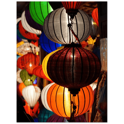 Lampions Vietnam - Printree.ch asiatisch, Asien, bunt, dekoration, einfachschweizer, exklusiv, farbe, Foto, Fotografie, hoi an, kultur, kunst, lampe, lampion, laterne, licht, nacht, papier, Poster, Reisen, schön, tourismus, traditionell, unesco, vietnam, vietnamesisch