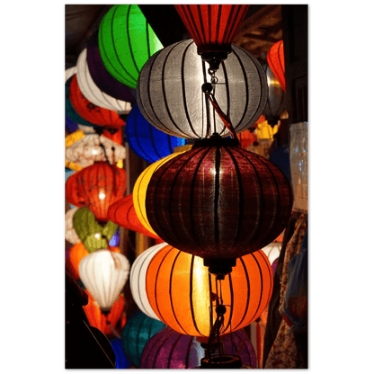 Lampions Vietnam - Printree.ch asiatisch, Asien, bunt, dekoration, einfachschweizer, exklusiv, farbe, Foto, Fotografie, hoi an, kultur, kunst, lampe, lampion, laterne, licht, nacht, papier, Poster, Reisen, schön, tourismus, traditionell, unesco, vietnam, vietnamesisch